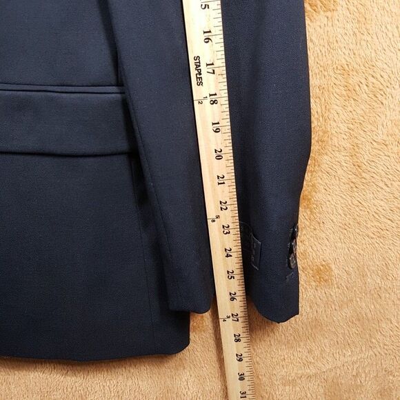 MM6 Maison Margiela Suit Jacket Mens Size 48 Black Oversized Fit Wool $1400 - Picture 11 of 12
